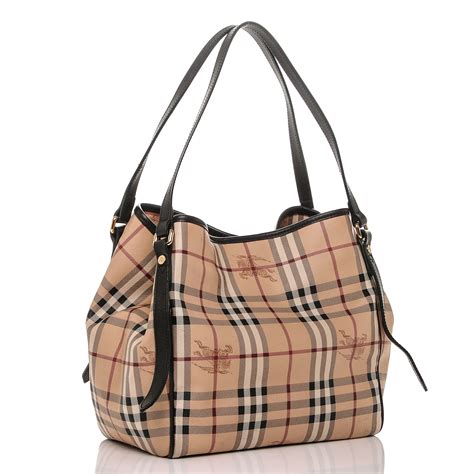 pre-owned burberry haymarket colours small canterbury tote|buy burberry haymarket check tote.